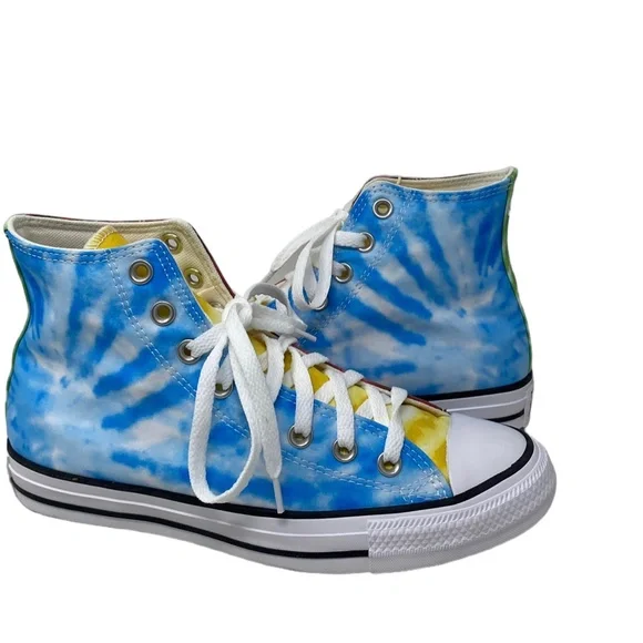 Converse Ctas High Top Shoes Skate For Women Canvas Multicolor Sneakers A02028C - Picture 5 of 9